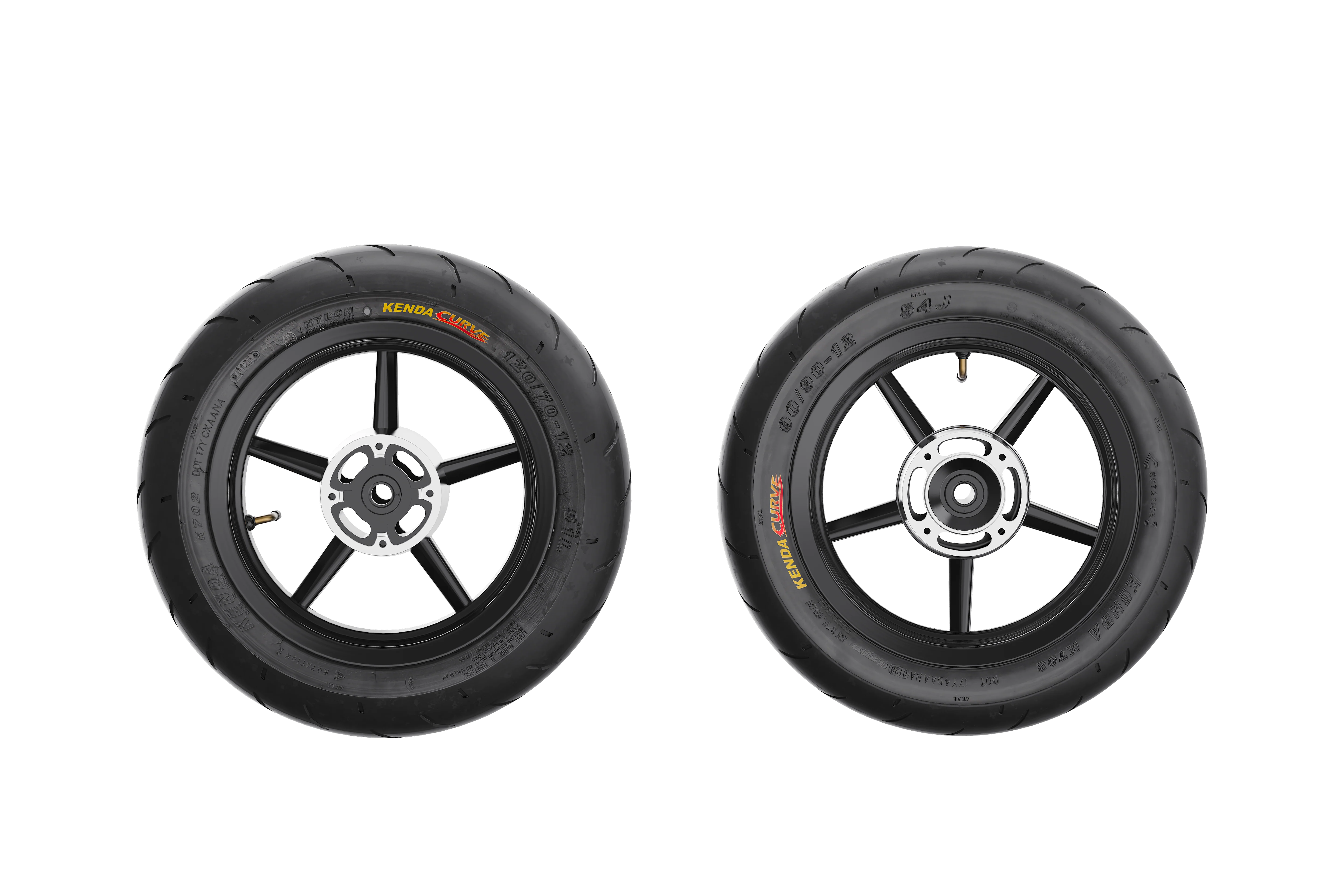 Yozma Electric Dirt Bike Street Tire Set (Front & Rear) – IN 10 Only