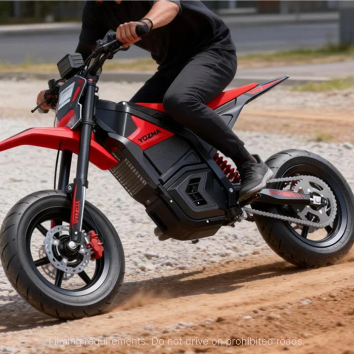 Yozma Electric Dirt Bike Street Tire Set (Front & Rear) – IN 10 Only - Image 3
